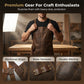 🧰 LIMITED-TIME 50% OFF! ✨ Craftsman Leather Apron – Waterproof, Multi-Pocket, Heavy-Duty 🔥
