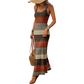⏳Limited-time 50% off⏰Women's Slim Fit Striped Maxi Dress🏖️👗