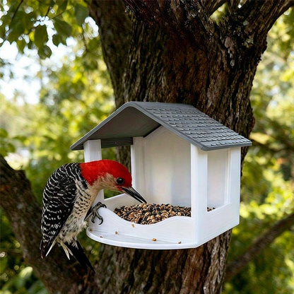 ⏳Limited-time 50% off⏰Hanging House Bird Feeder for Outdoor Gardens🐦🏡