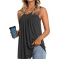 ⏳Limited-time 50% off⏰Women’s Relaxed Fit Sleeveless Top👚🏖️