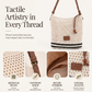 ⏳Limited-time 50% off⏰Women's Woven Crossbody Bag with Long Strap👜