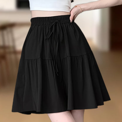 ⏳Limited-time 50% off⏰Women High Waist Skirt Pants Wide Leg Ruffle Culottes🩳👗