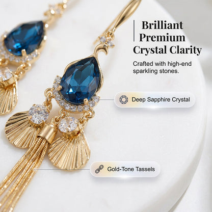 ⏳Limited-time 50% off⏰Elegant Vintage Rhinestone Drop Earrings👂📿