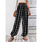 ⏳Limited-time 50% off⏰Women's Smocked High Waist Printed Lantern Pants👖