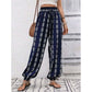 ⏳Limited-time 50% off⏰Women's Smocked High Waist Printed Lantern Pants👖