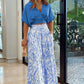 ⏳Limited-time 50% off⏰Elegant ladies two piece set 【V-neck top & wide leg pants】👚👖