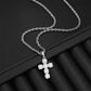 ⏳Limited-time 50% off⏰Copper Inlaid Zircon Cross Charm Pendant📿✝️💎