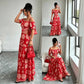 ⏳Limited-time 50% off⏰Women’s Off-the-Shoulder Waist Cutout Daisy Printed Resort Dress🪻👗