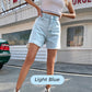 ⏳Limited-time 50% off⏰Women's Classic Solid Color High-Waist Shorts🩳