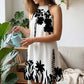 ⏳Limited-time 50% off⏰Women's Floral Print Halter Neck Dress🌸👗