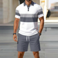 ⏳Limited-time 50% off⏰Men's Two-Piece Shirt and Shorts Set👕🩳