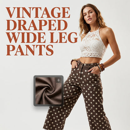 ⏳Limited-time 50% off⏰Women's Casual Polka Dot Wide Leg Pants👖