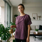 ⏳Time-Limited Special⏰Women's Summer Top with Raw Edge Paneling👚