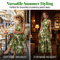 ⏳Limited-time 50% off⏰Women's Halter Neck Sleeveless Printed Dress👗