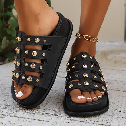 ⏳Limited-time 50% off⏰Multi-Strap Platform Beach Slides for Women👡