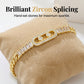 ⏳Limited-time 50% off⏰Women's Gold-Tone Cubic Zirconia Chain Bracelet💎📿