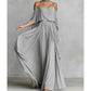 ⏳Limited-time 50% off⏰Women’s Elegant Cold Shoulder Flowy Maxi Dress✨👗💐