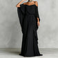 ⏳Limited-time 50% off⏰Women’s Elegant Cold Shoulder Flowy Maxi Dress✨👗💐