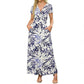 ⏳Limited-time 50% off⏰Elegant 3D Floral Maxi Dress🎀👗