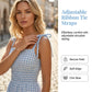 ⏳Limited-time 50% off⏰Women's Retro Sleeveless Gingham Midi Dress👗🌸