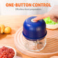 🔪 LIMITED-TIME 50% OFF!💥Wireless Mini Food Chopper – USB Rechargeable, One-Touch, Stainless Blades ✨