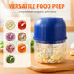 🔪 LIMITED-TIME 50% OFF!💥Wireless Mini Food Chopper – USB Rechargeable, One-Touch, Stainless Blades ✨