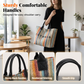 ⏳Limited-time 50% off⏰Women’s Rainbow Striped Woven Tote Bag👜