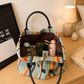 ⏳Limited-time 50% off⏰Women’s Rainbow Striped Woven Tote Bag👜