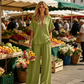 ⏳Limited-time 50% off⏰Women’s V-Neck Top and Wide Leg Pants Set👚👖