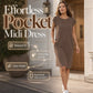 ⏳Limited-time 50% off⏰Women's Crew Neck Solid Color Dress👗