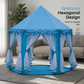 ⏳Limited-time 50% off⏰Children's Hexagonal Castle Tent with Mesh Curtains⛺🏰