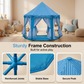 ⏳Limited-time 50% off⏰Children's Hexagonal Castle Tent with Mesh Curtains⛺🏰