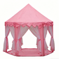 ⏳Limited-time 50% off⏰Children's Hexagonal Castle Tent with Mesh Curtains⛺🏰