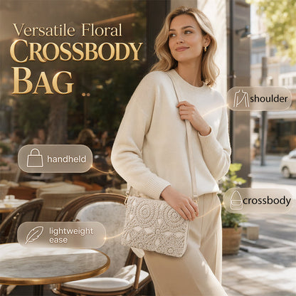 ⏳Limited-time 50% off⏰Versatile Floral Crossbody Bag💯👜