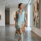 ⏳Limited-time 50% off⏰Women's Elegant Retro Print Maxi Dress👔👗
