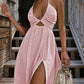 ⏳Limited-time 50% off⏰Women's Summer Sexy V-Neck Maxi Dress👙👗