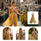 ⏳Limited-time 50% off⏰Women's Boho Deep V Halter Maxi Dress👗🌺