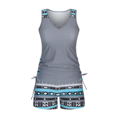 ⏳Limited-time 50% off⏰Women's Printed Two-Piece Tankini Swimsuit👙🩳