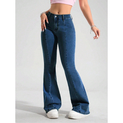 ⏳Limited-time 50% off⏰Women's Classic Slim Fit Stretch Flare Jeans👖