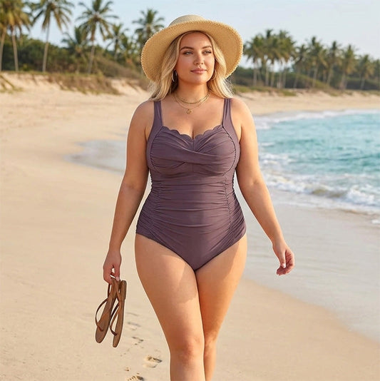 ⏳Limited-time 50% off⏰Women's Classic Plus-Size One-Piece Swimsuit👙