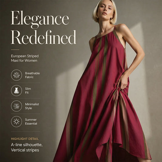 ⏳Limited-time 50% off⏰Women's Summer Spaghetti-Strap Maxi Dress👗