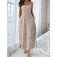 ⏳Limited-time 50% off⏰Women's Leopard Print Spaghetti Strap Maxi Dress👗