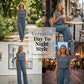 ⏳Limited-time 50% off⏰Women's Sleeveless Top and Wide-Leg Pants Set👚👖