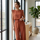 ⏳Limited-time 50% off⏰Women's Sleeveless Top and Wide-Leg Pants Set👚👖
