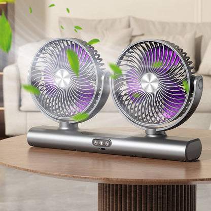 ⏳Limited-time 50% off⏰Dual Head Oscillating Ceiling Fan🍃🍃