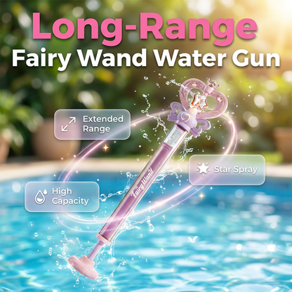 ⏳Limited-time 50% off⏰Kids' Pump-Action Fairy Wand Water Gun🪄💦