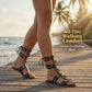 ⏳Limited-time 50% off⏰Lace-Up Roman Style Flat Sandals for Summer👡