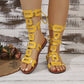 ⏳Limited-time 50% off⏰Lace-Up Roman Style Flat Sandals for Summer👡