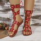 ⏳Limited-time 50% off⏰Lace-Up Roman Style Flat Sandals for Summer👡
