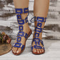 ⏳Limited-time 50% off⏰Lace-Up Roman Style Flat Sandals for Summer👡